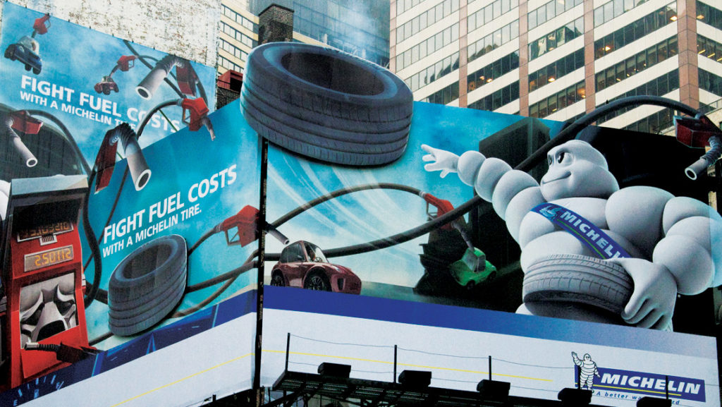 Photo of Michelin Tires campaign